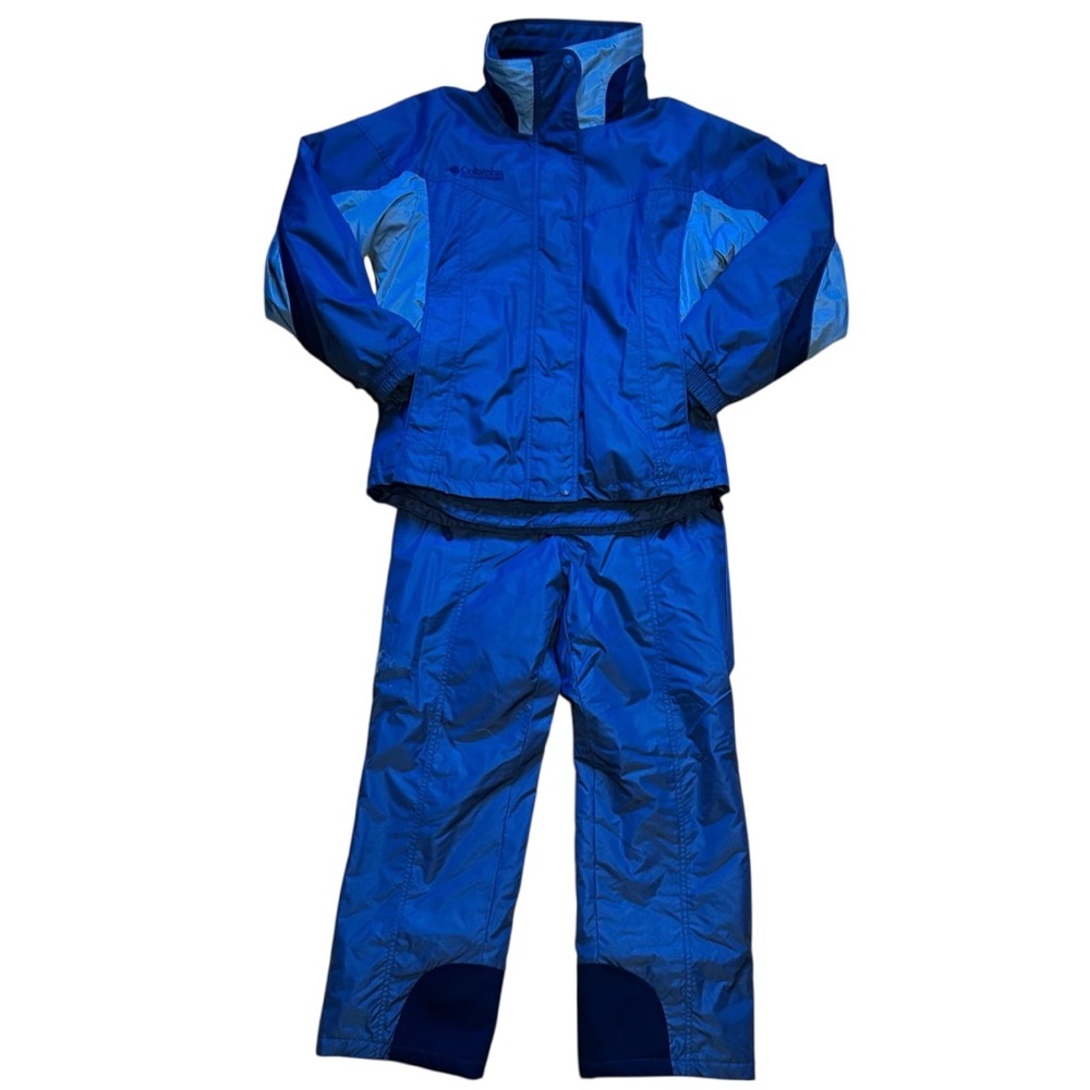 Vintage Columbia 3-Piece Snowsuit Ski Set Retro 90s Blue Women’s Small - Picture 2 of 14